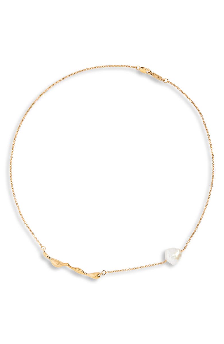 FARIS Cora Necklace, Main, color, Gold