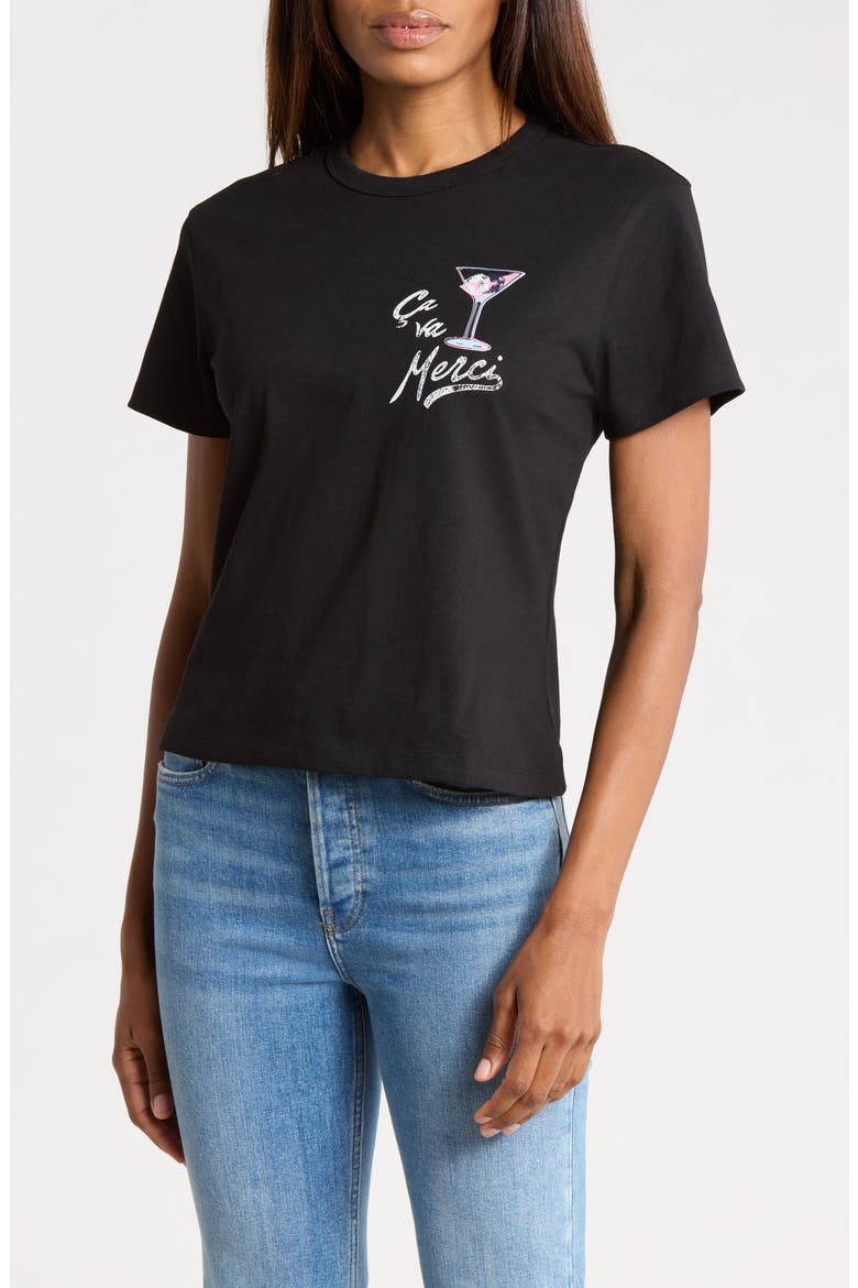 Graphic T-Shirt, Main, color, BLACK