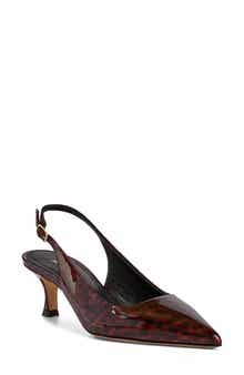 Palerma Pointed Toe Kitten Heel Slingback Pump