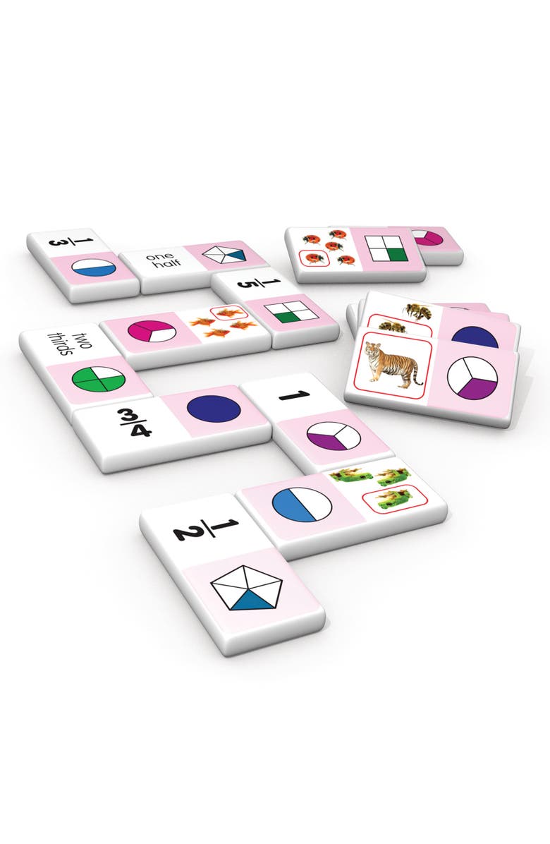 Junior Learning Fraction Dominoes, Main, color, Multicolored