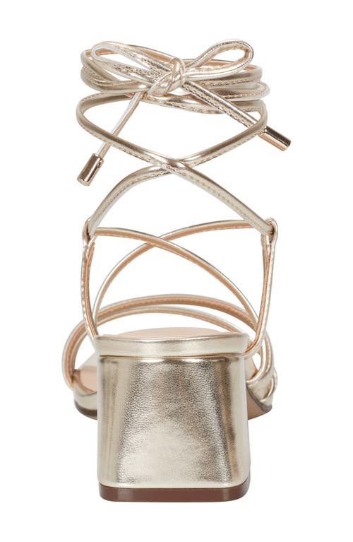 Unisa Platino Faux Leather Block Heel Sandal