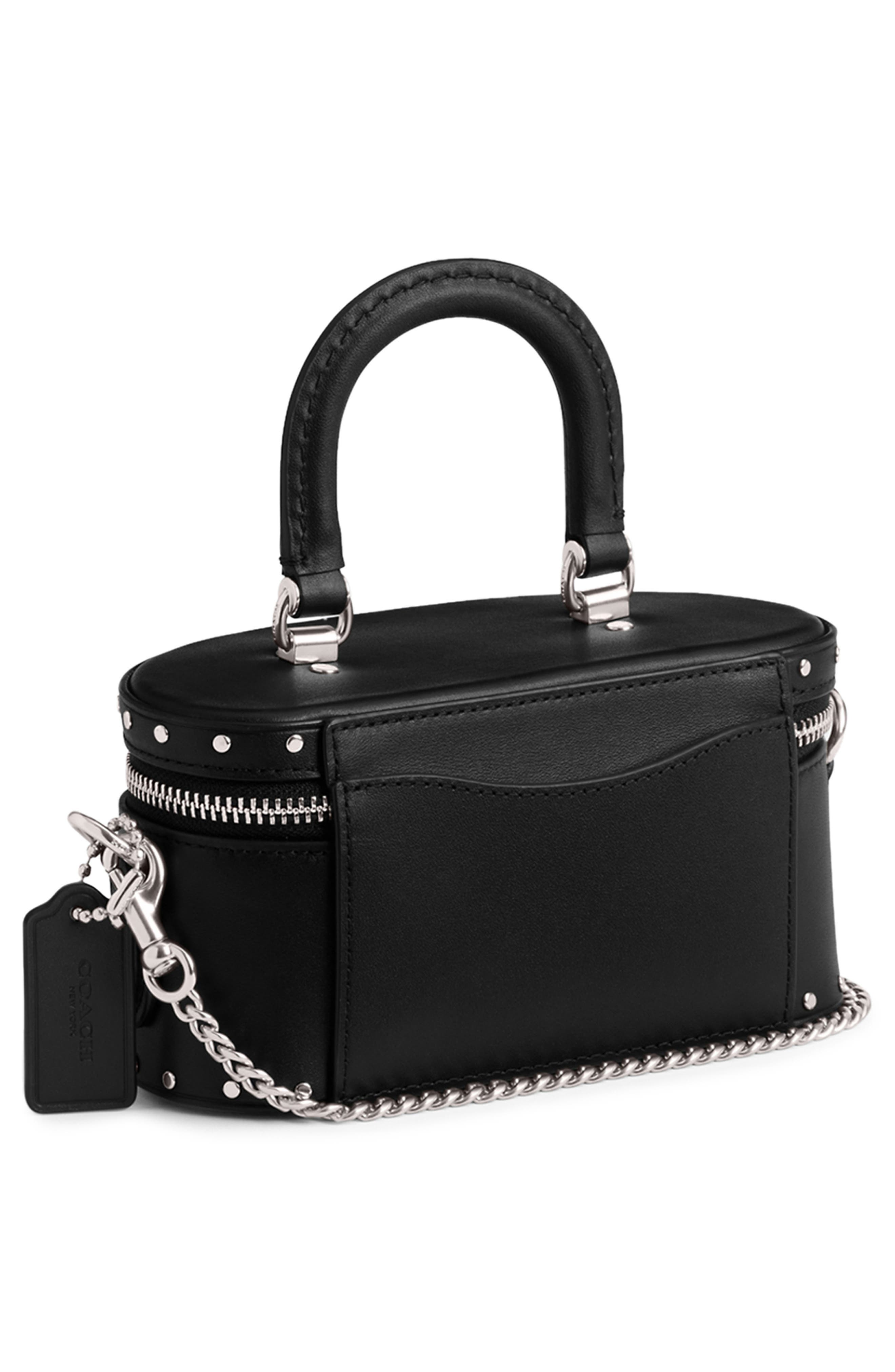 Trail Leather Crossbody Bag, Alternate, color, LH/ BLACK