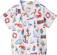 Hatley Kids' Painted Seascape Button-Up Shirt