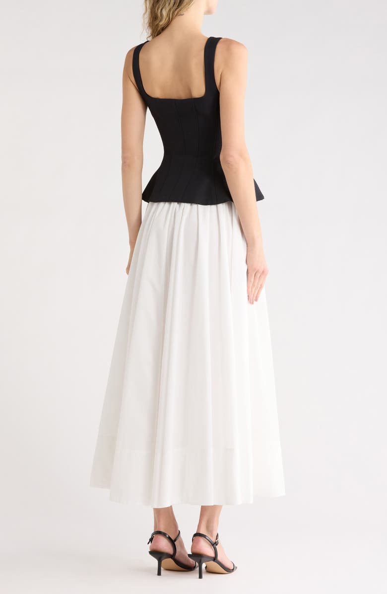 Simkhai Jolynn Sleeveless Midi Dress, Alternate, color, Black Multi