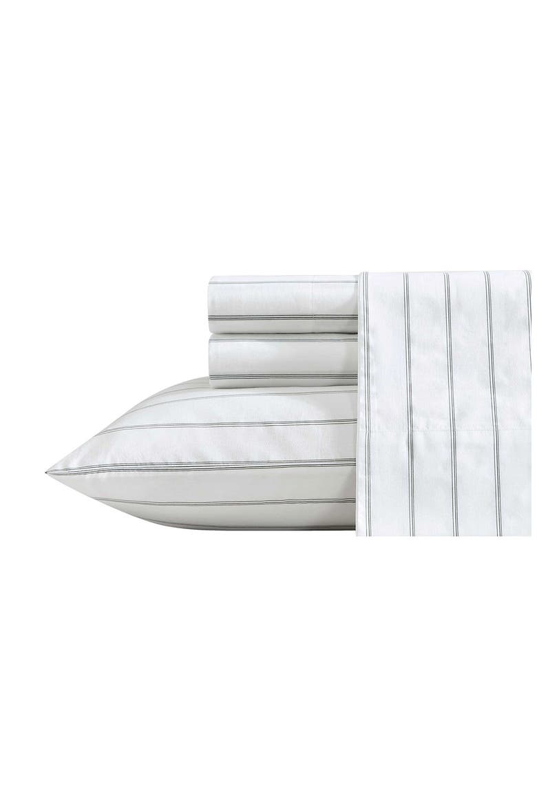Skipper's Island 200-Thread Count Cotton Percale Sheet Set, Main, color, MEDIUM / DARK GREEN