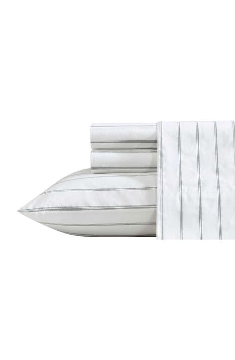 Skipper's Island 200-Thread Count Cotton Percale Sheet Set
