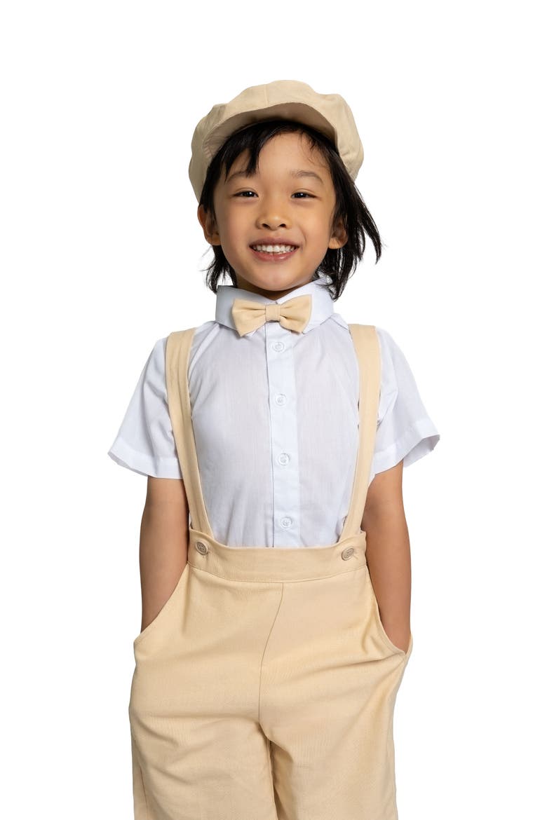 Kids' Eton 5-Piece Linen Set, Alternate, color, Sand