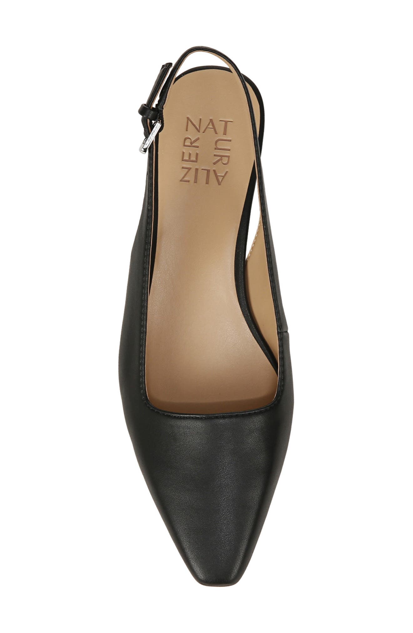 Naturalizer Ginger Slingback Pump, Alternate, color, Black Synthetic