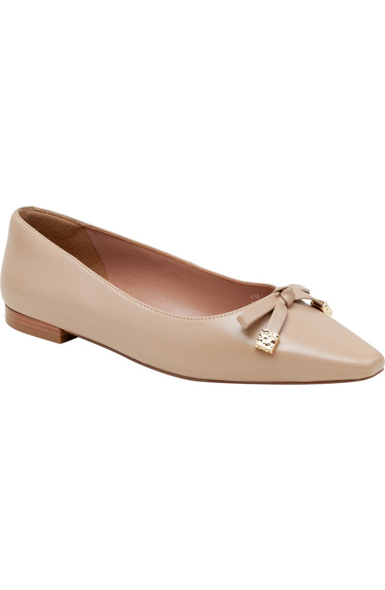 Linea Paolo Nicolis Pointed Toe Flat, Main, color, Blush Pink