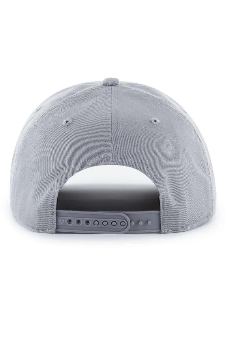 Men's '47 Gray Michigan Wolverines Contemporary Basics Foundational Rope Hitch Adjustable Hat, Alternate, color, Gray