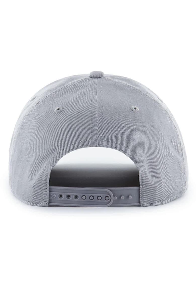 '47 Men's '47 Gray Michigan Wolverines Contemporary Basics Foundational Rope Hitch Adjustable Hat, Alternate, color, Gray