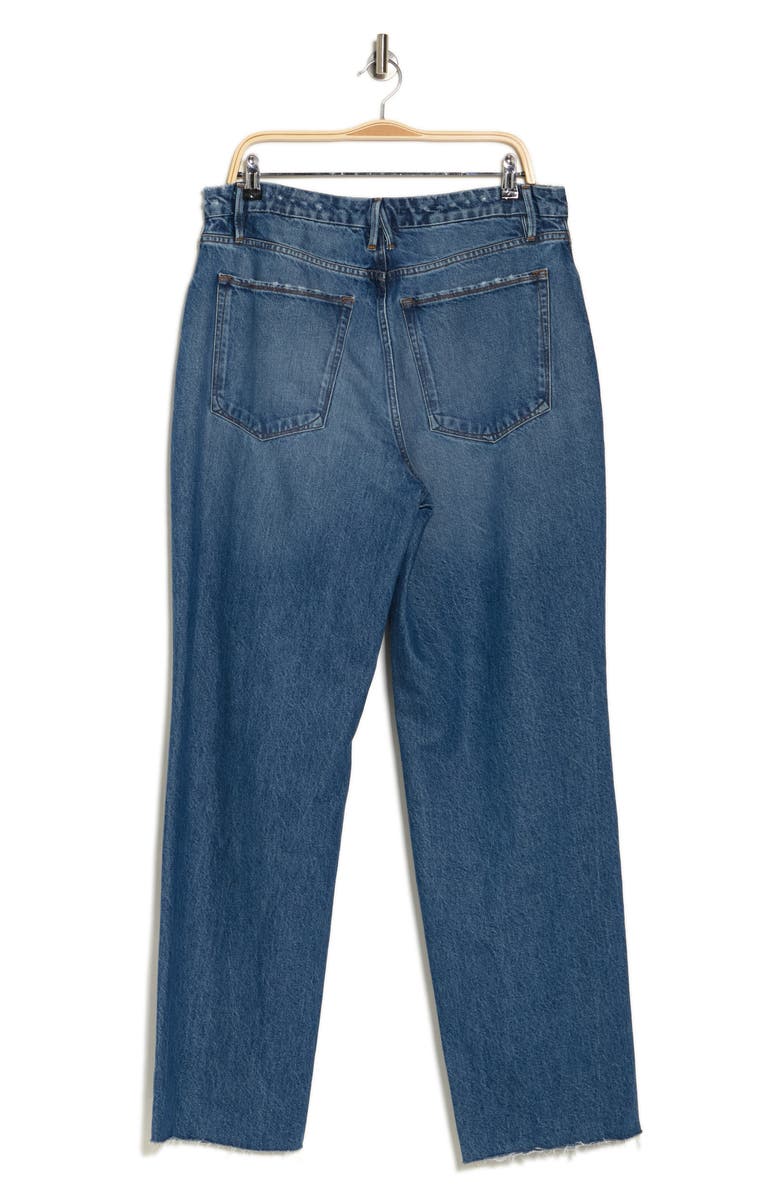Good American Good '90s Distressed Loose Jeans, Alternate, color,
