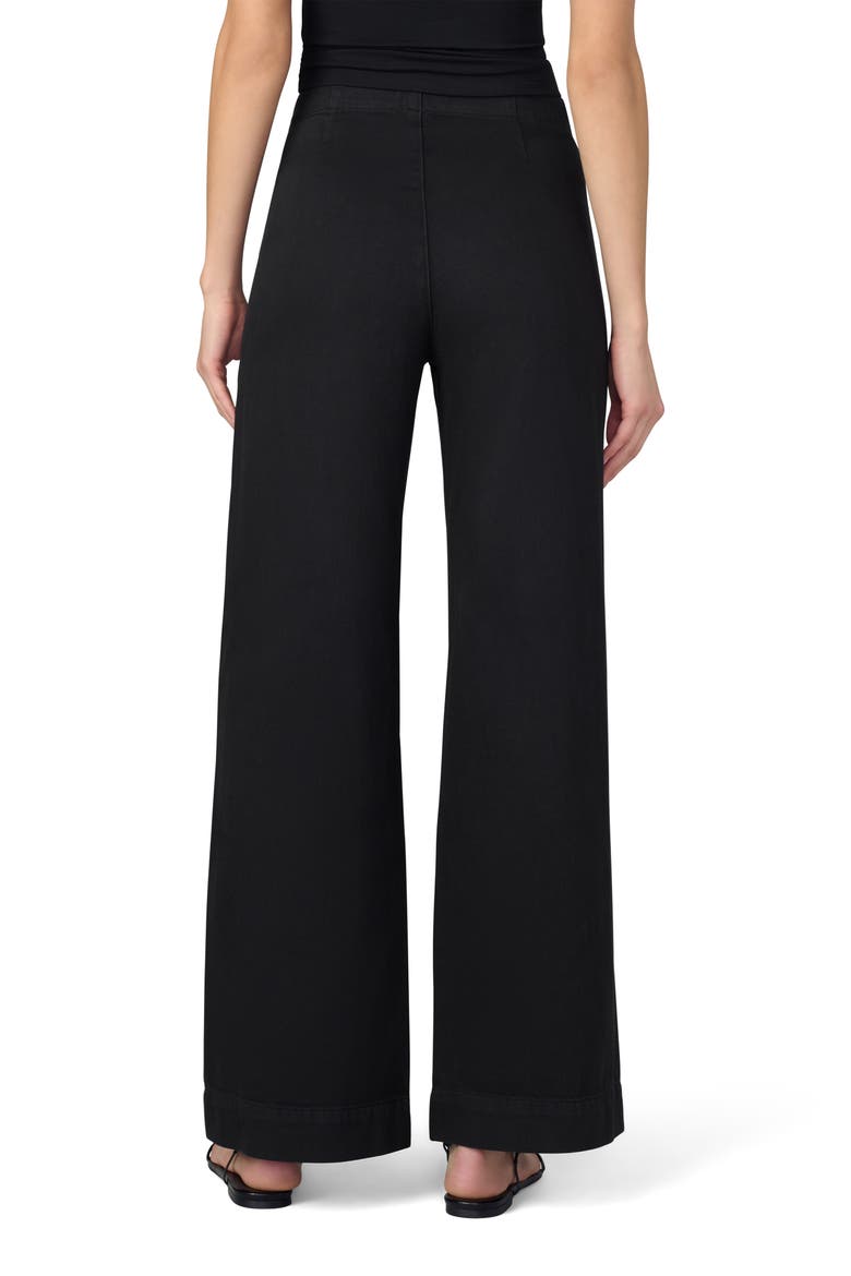 The Clean Wide Leg Trouser, Alternate, color, BLACK
