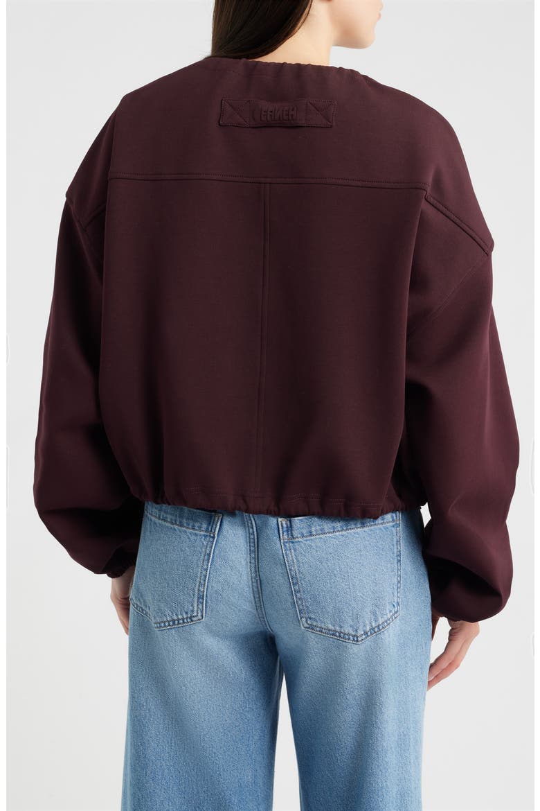 Shosha Jacket, Alternate, color, BORDEAUX