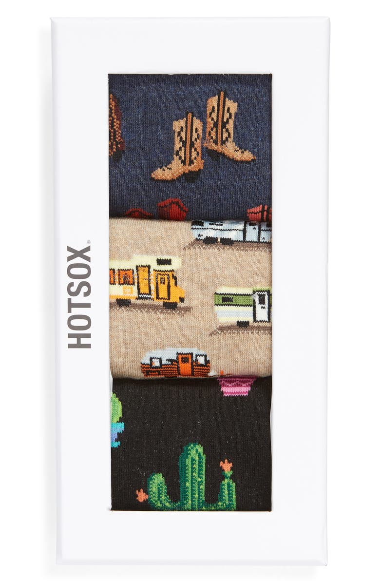 Hot Sox 3-Pack Socks, Alternate, color,
