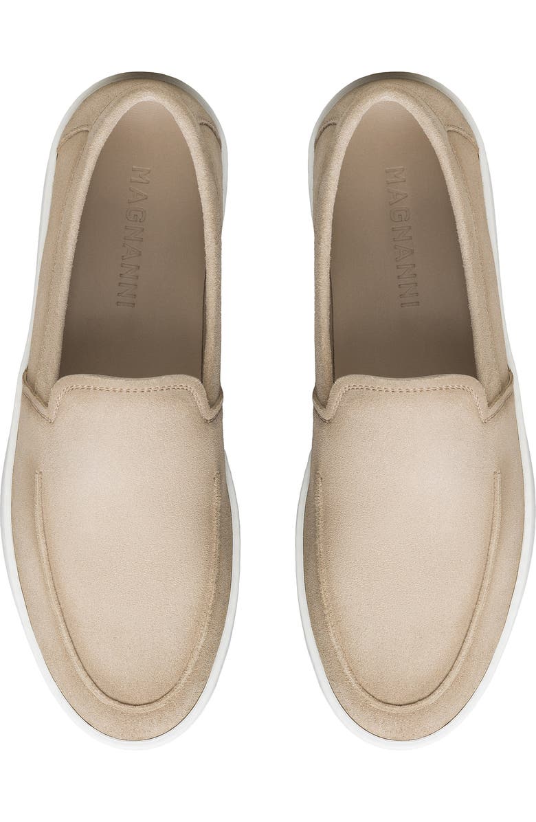 Magnanni Lawford Venetian Loafer Sneaker, Alternate, color, Tierra Suede