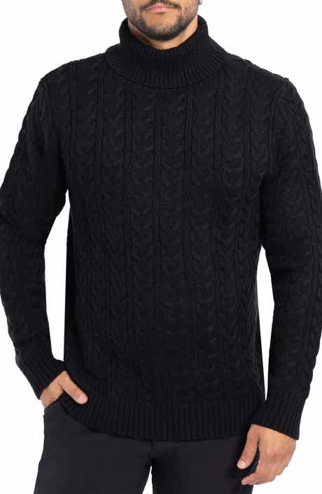 Cable Knit Turtleneck Sweater