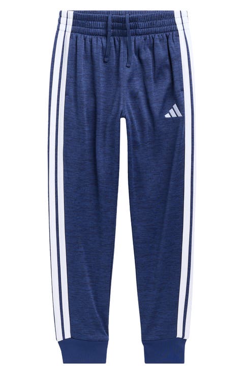 Kids' 3-Stripe Mélange Fleece Track Pants (Big Kid)