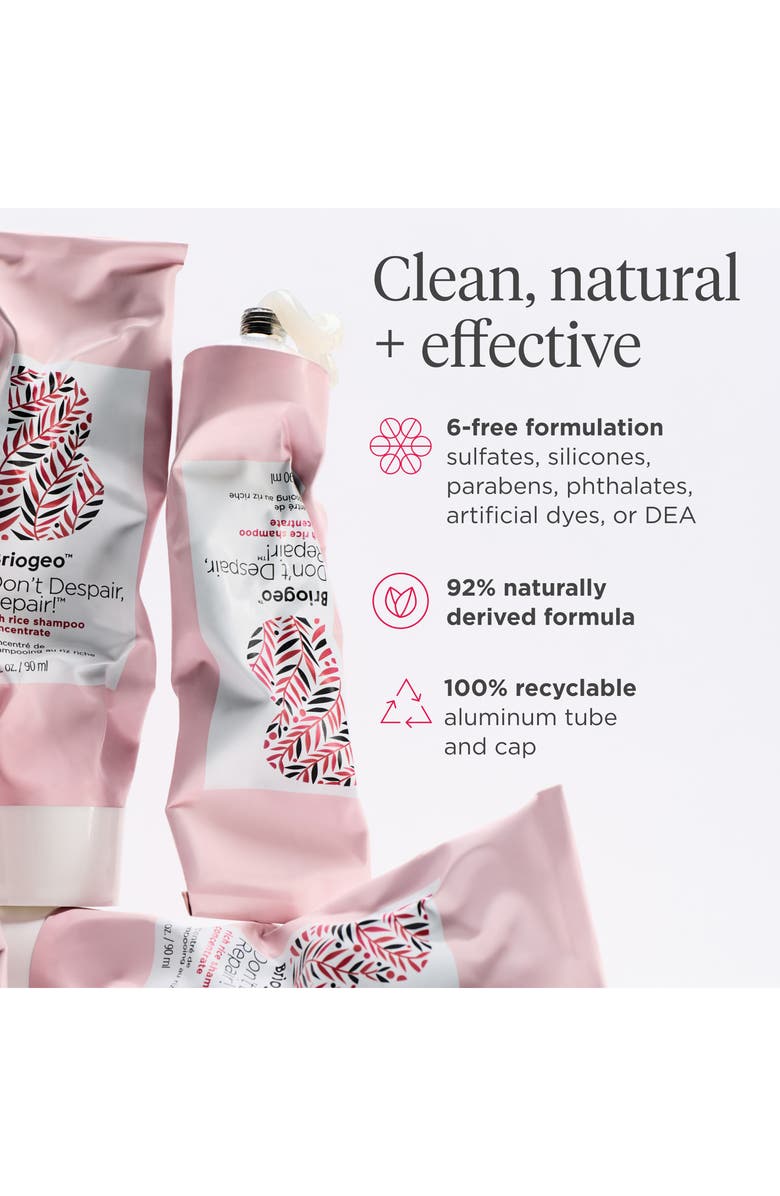 Briogeo Don't Despair, Repair!<sup>™</sup> Rich Rice Shampoo Concentrate, Alternate, color,