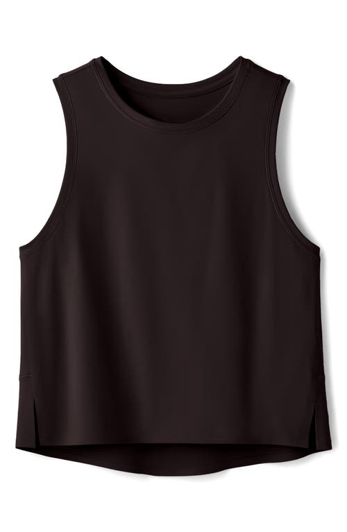 Rhone Serene Crop Performance Tank In Brown