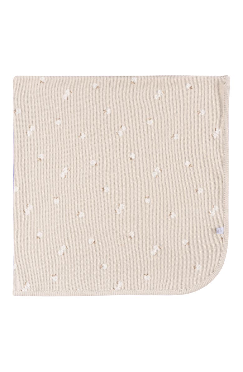 Just Born Tan Cotton Blankets 2-Pack Set, Alternate, color, Tan Fruit