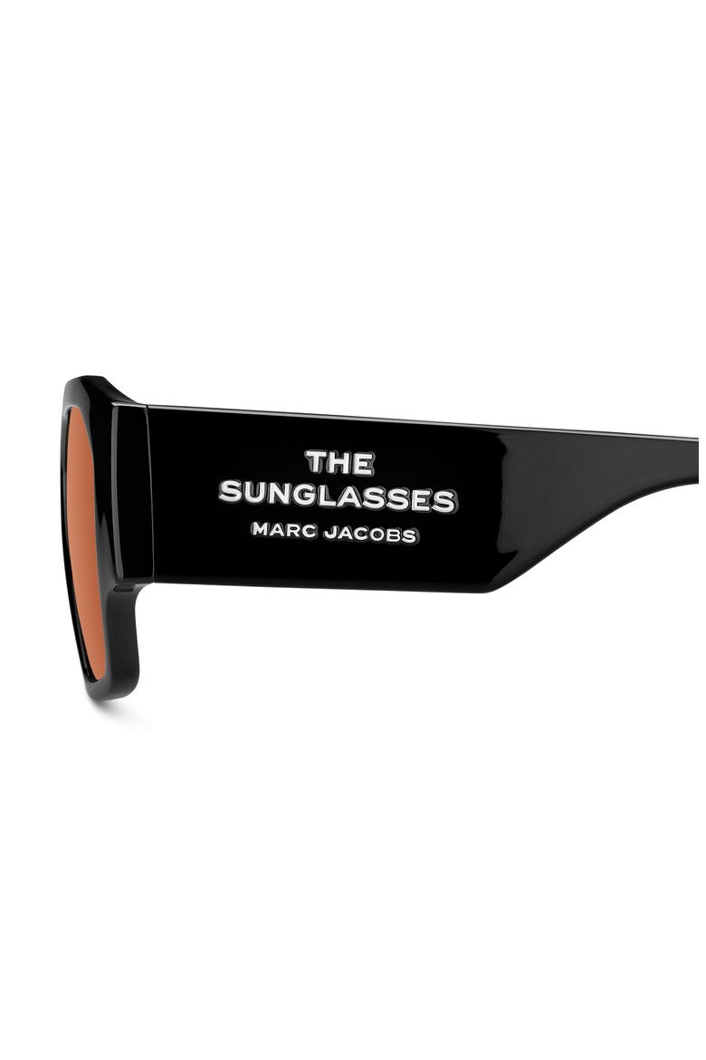 55mm Navigator Sunglasses, Alternate, color, BLACK ORANGE/ ORANGE
