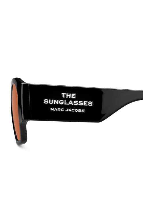 Marc Jacobs Geometric-frame Sunglasses In Black