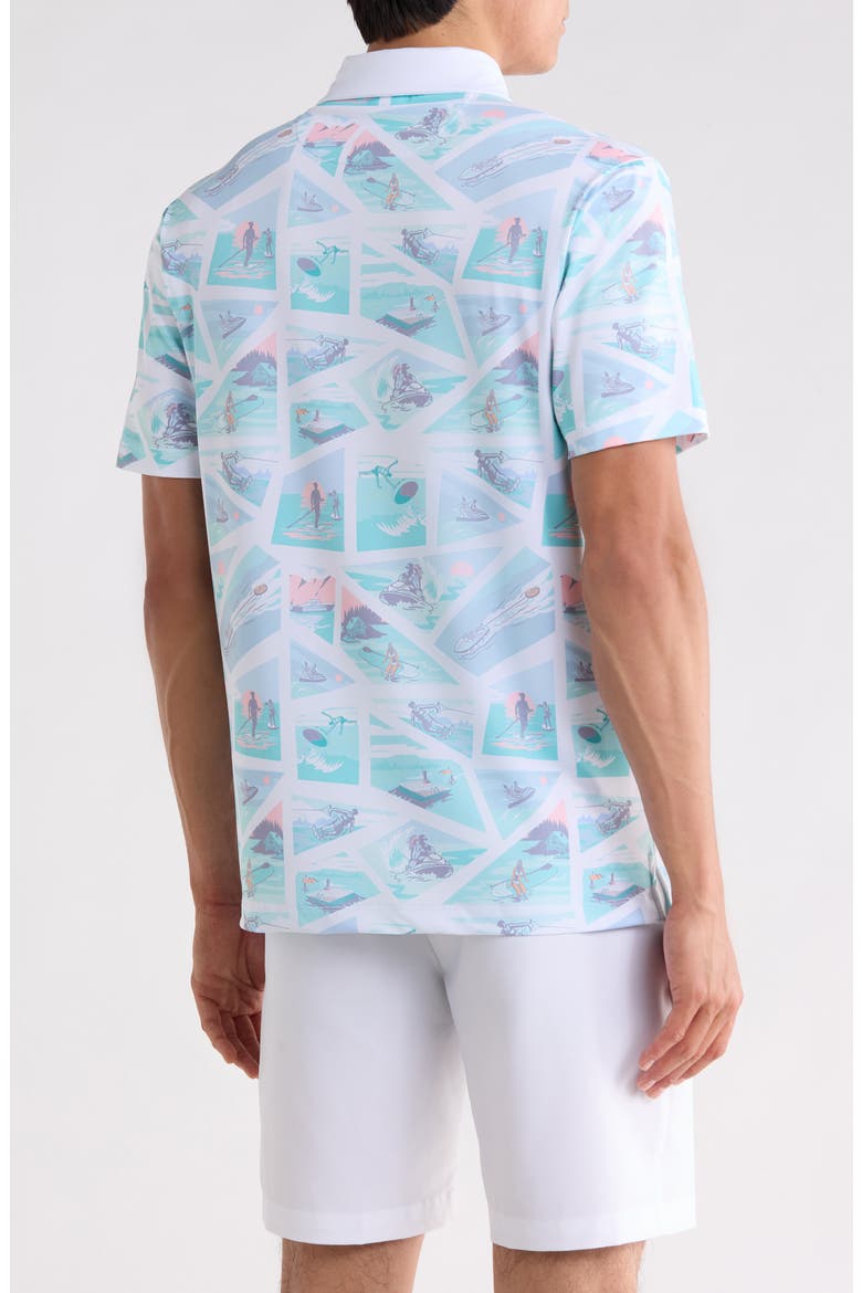 Core Performance Golf Polo, Alternate, color, WHITE CAPS WELCOME