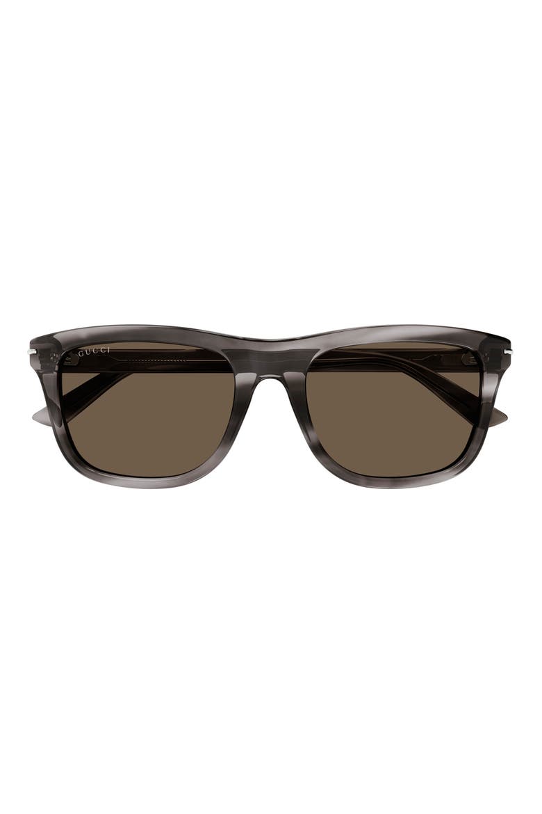 55mm Square Sunglasses, Main, color, HAVANA