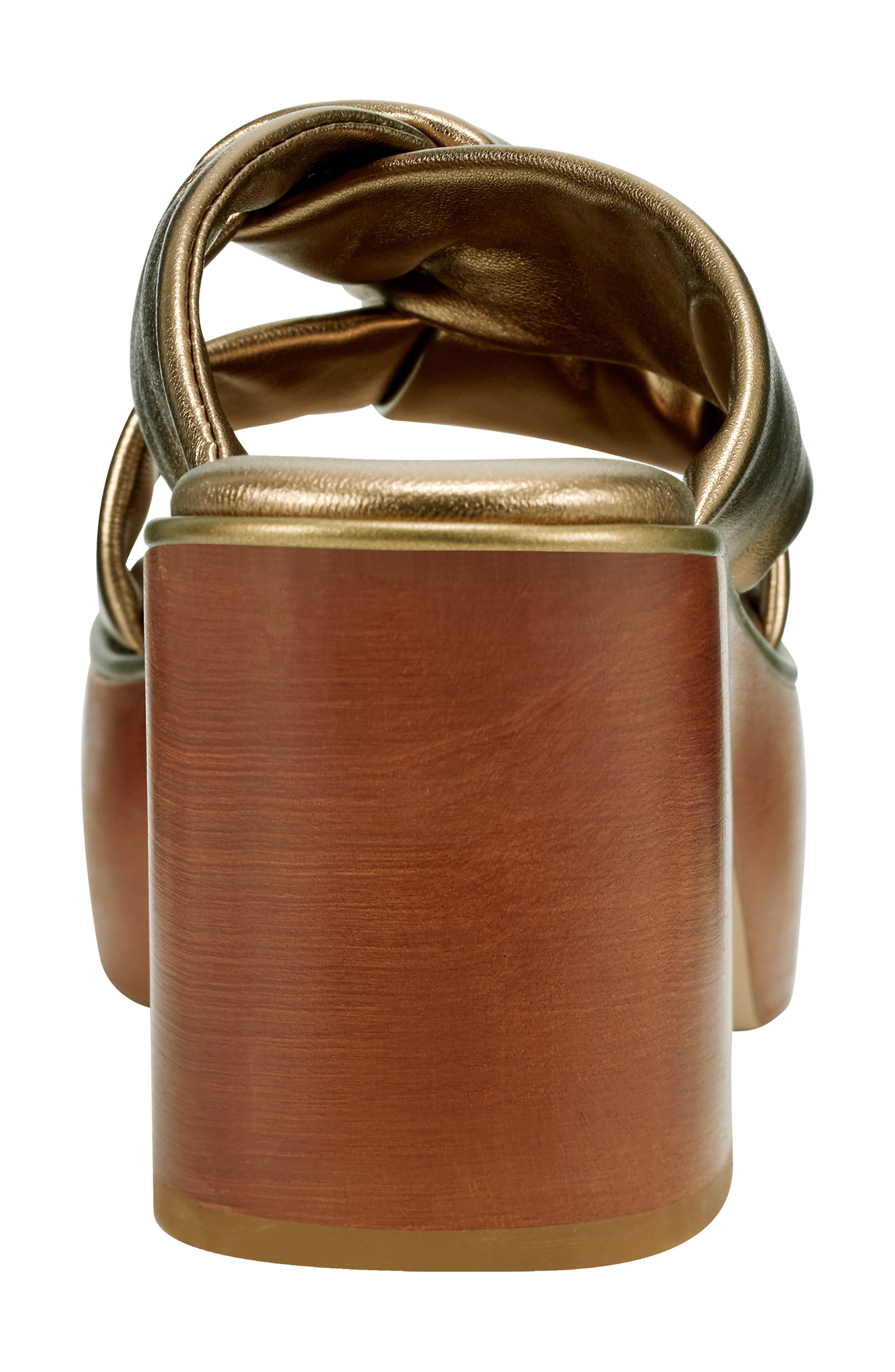 PURE Donna Karan Adalee Platform Sandal, Alternate, color, Bronze