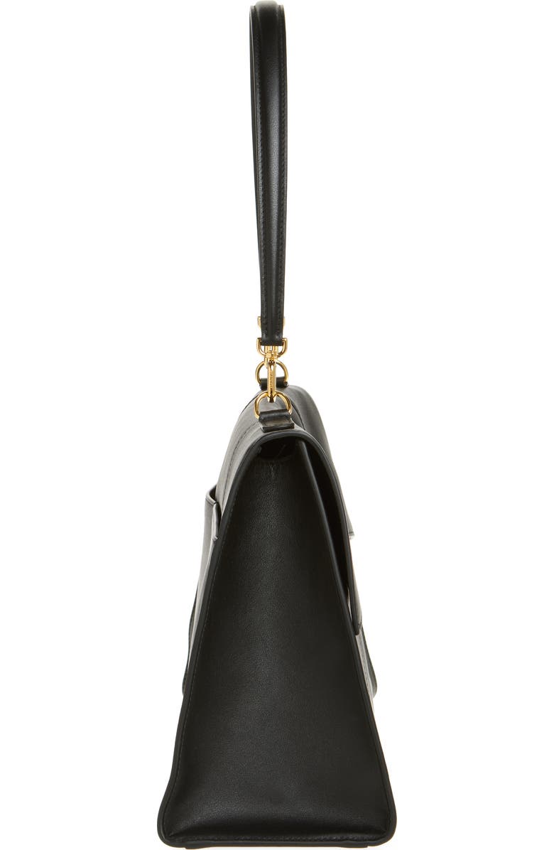 Balenciaga Medium Hourglass Soft Leather Shoulder Bag, Alternate, color,