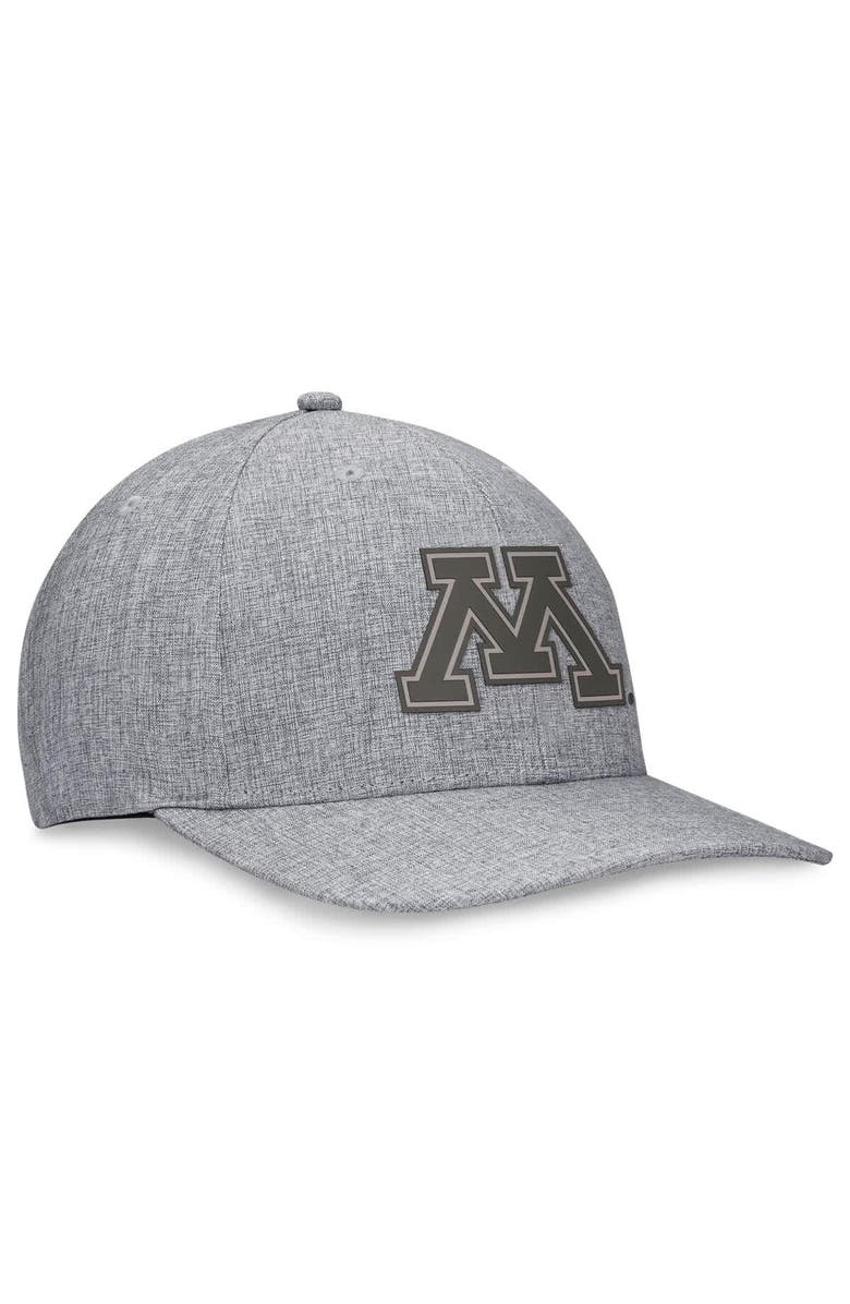 TOP OF THE WORLD Men's Top of the World Gray Minnesota Golden Gophers Top Grit Flex Hat, Alternate, color, Gray