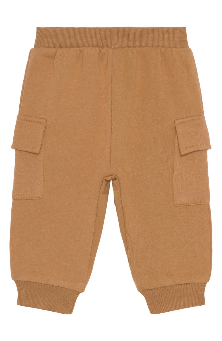 PL Baby by Petit Lem Quilted Top & Joggers Set, Alternate, color, Light Orange