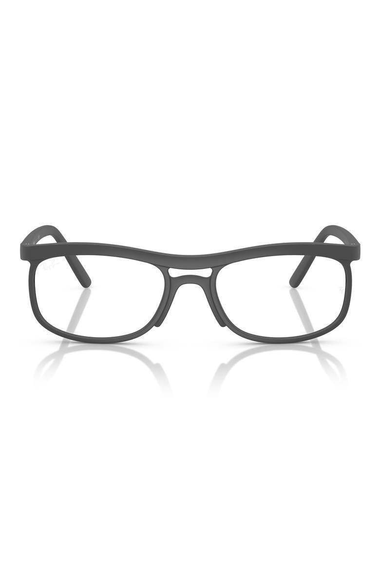 56mm Pillow Optical Glasses, Main, color, GREY