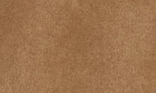 Ellen Tracy Crop Faux Suede Jacket In Brown