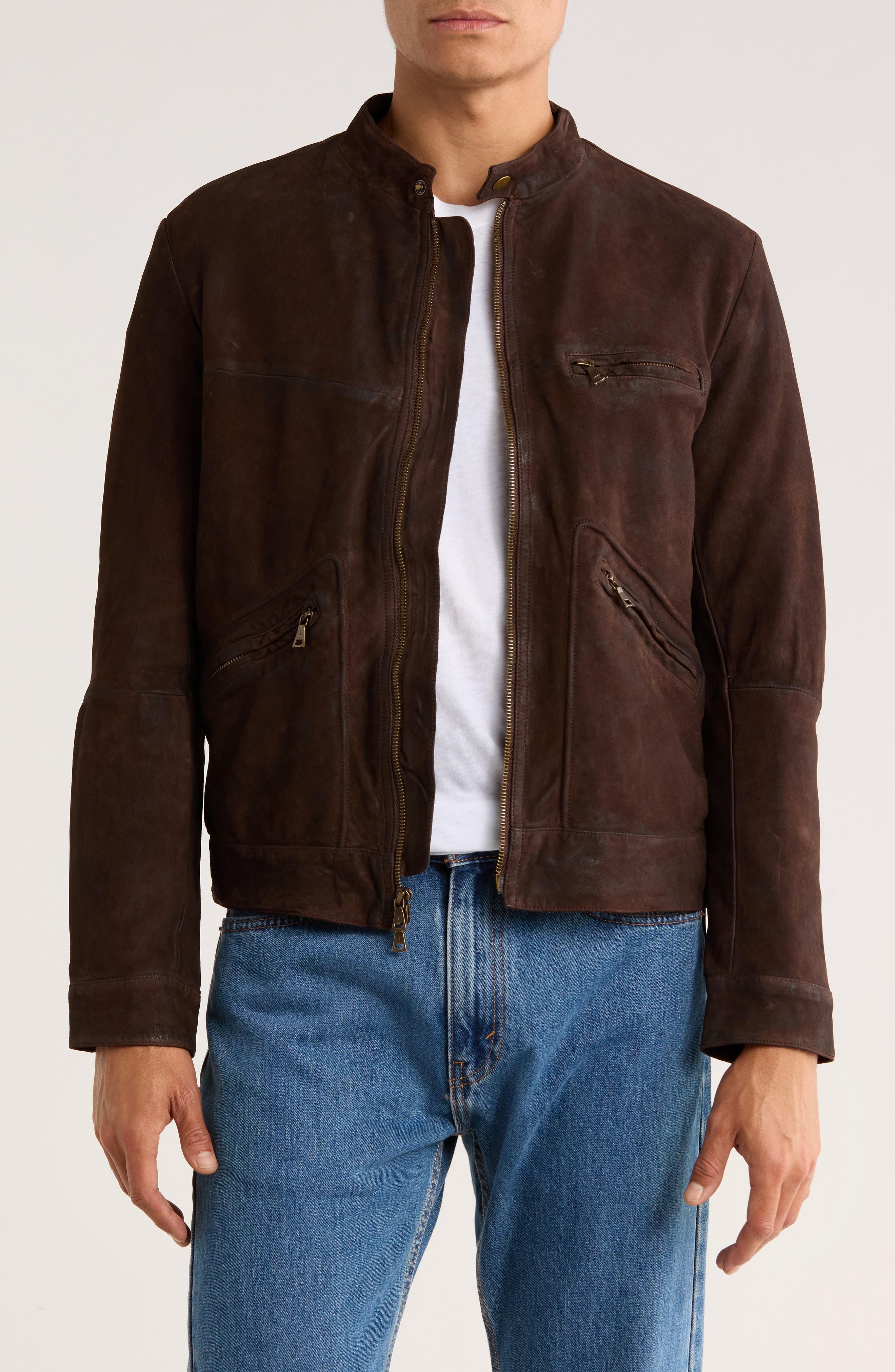 John Varvatos Emerson Suede Jacket