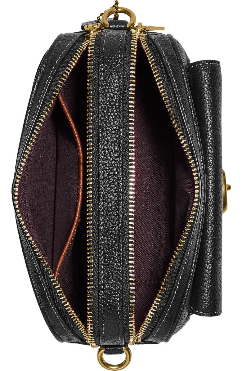 COACH Willow Pebbled Leather Crossbody Camera Bag, Alternate, color,