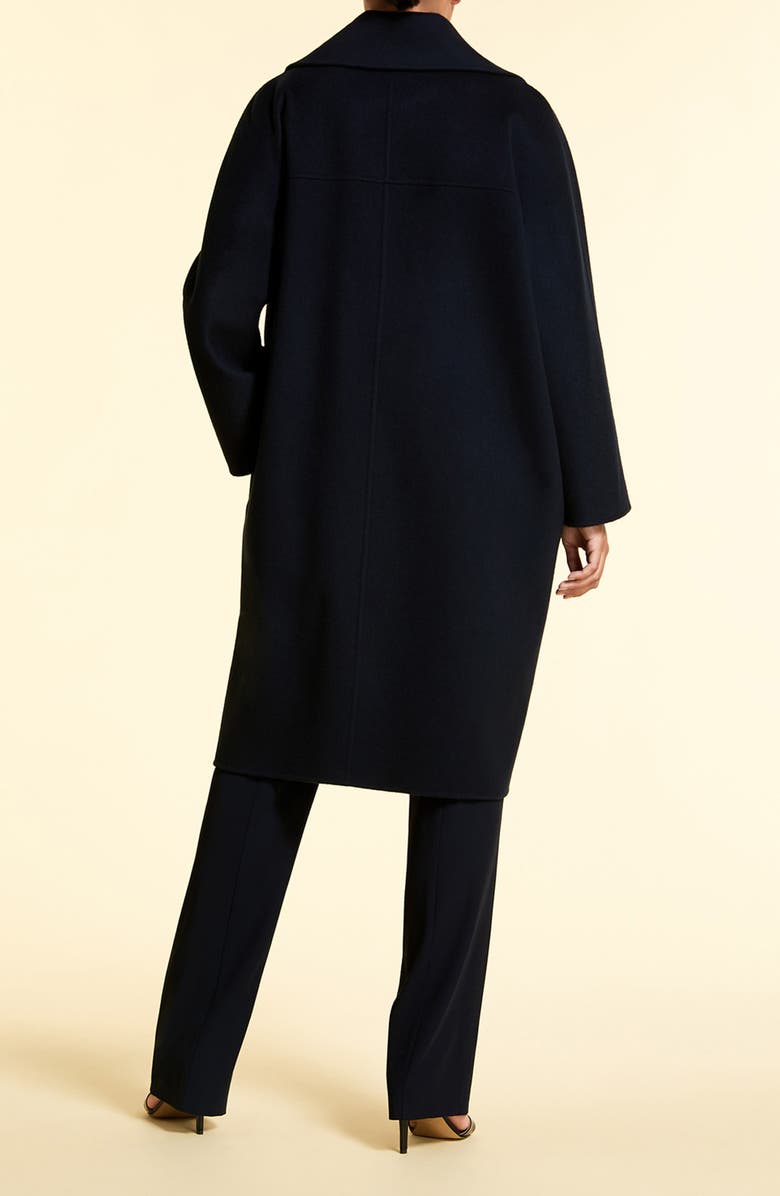 Marina Rinaldi Tabloidbis Double Breasted Wool Coat, Alternate, color, 
