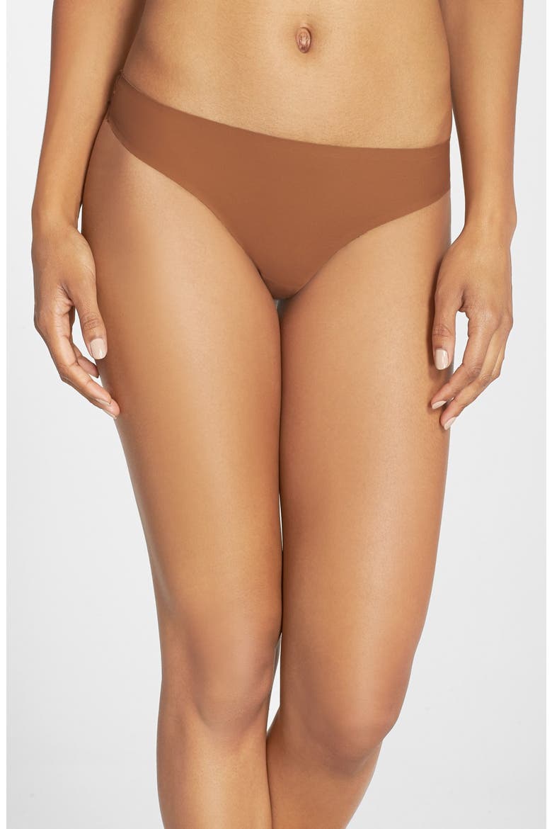 'The Thong' Seamless Thong, Main, color, CINNAMON