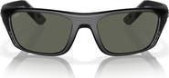 Costa Del Mar 57mm Polarized Rectangular Sunglasses