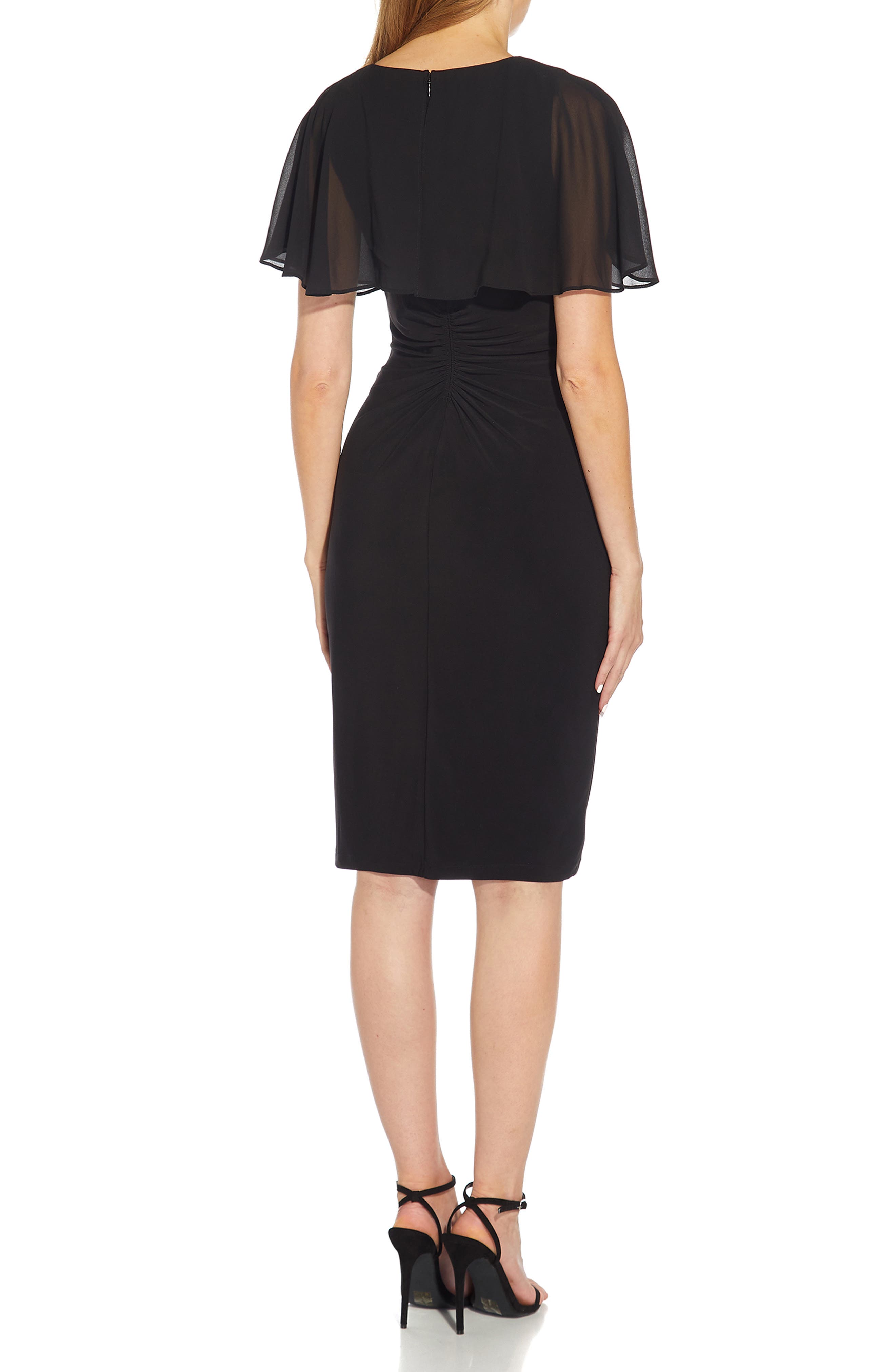 Jersey Chiffon Ruffle Dress - image 2