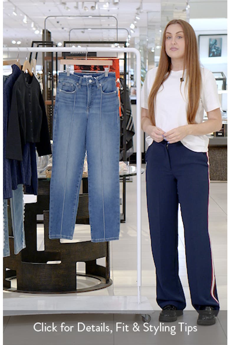 Soft-Tech Good Legs Seamed Ankle Straight Leg Jeans video