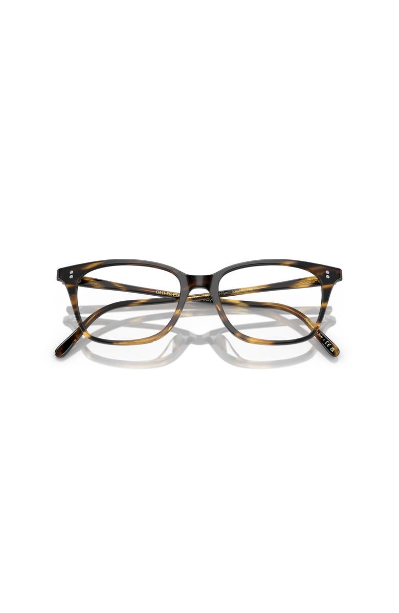 Oliver Peoples 49mm Rectangle optical glasses, Alternate, color, Black
