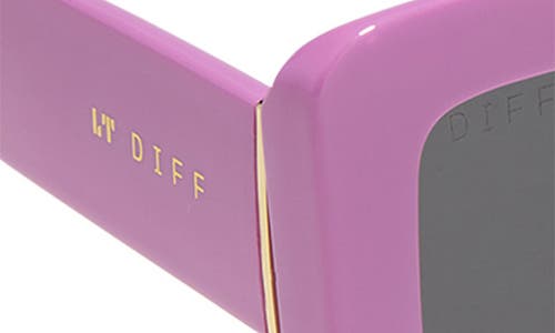 Diff 53mm Rectangle Sunglasses In Purple