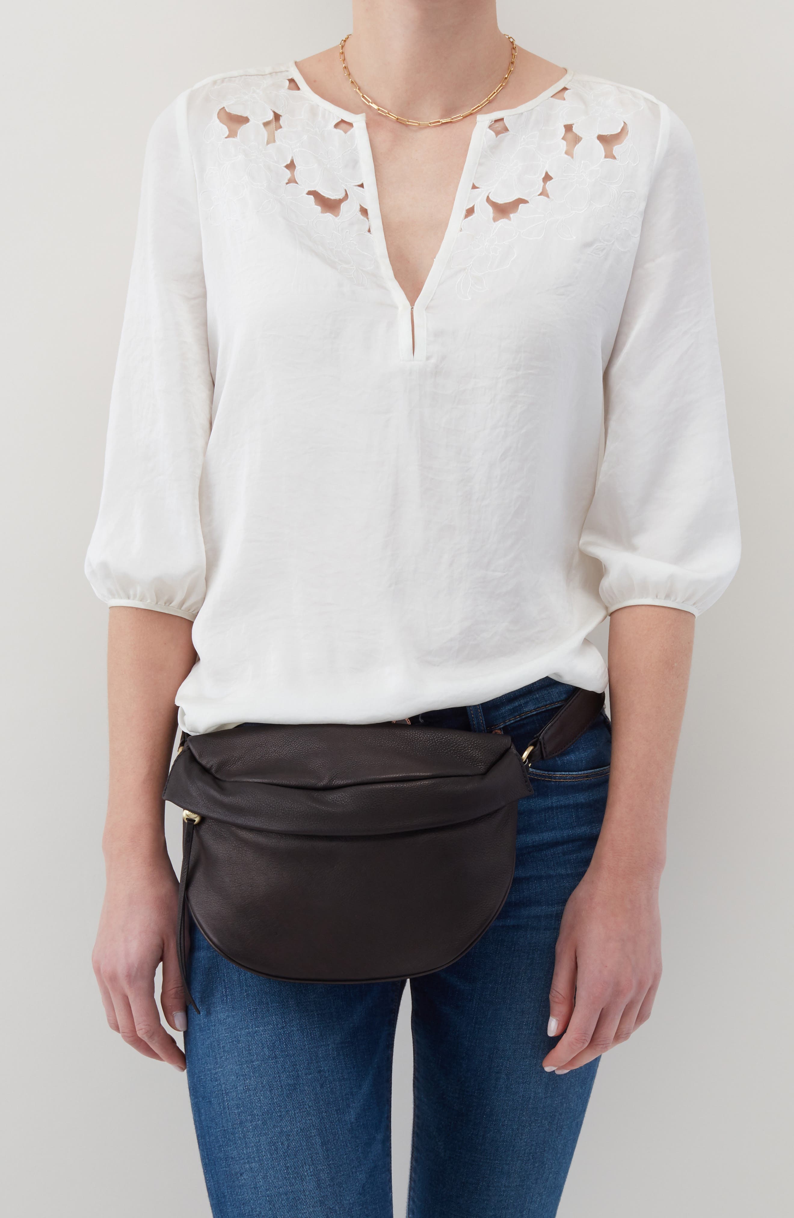 HOBO Remedy Leather Belt Bag, Alternate, color, 