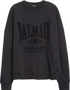 Balmain 1945 Logo Graphic Sweatshirt