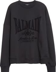 Balmain 1945 Logo Graphic Sweatshirt