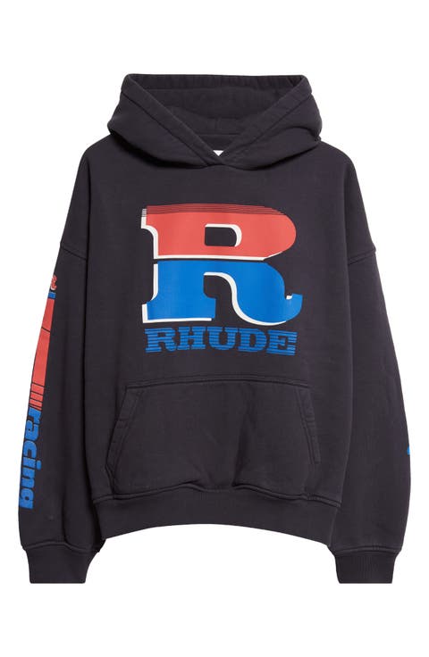 Split Petrol Logo Graphic Hoodie