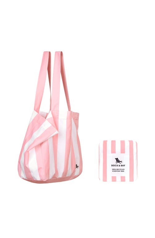 Dock & Bay Foldable Everyday Tote Bag In Pink