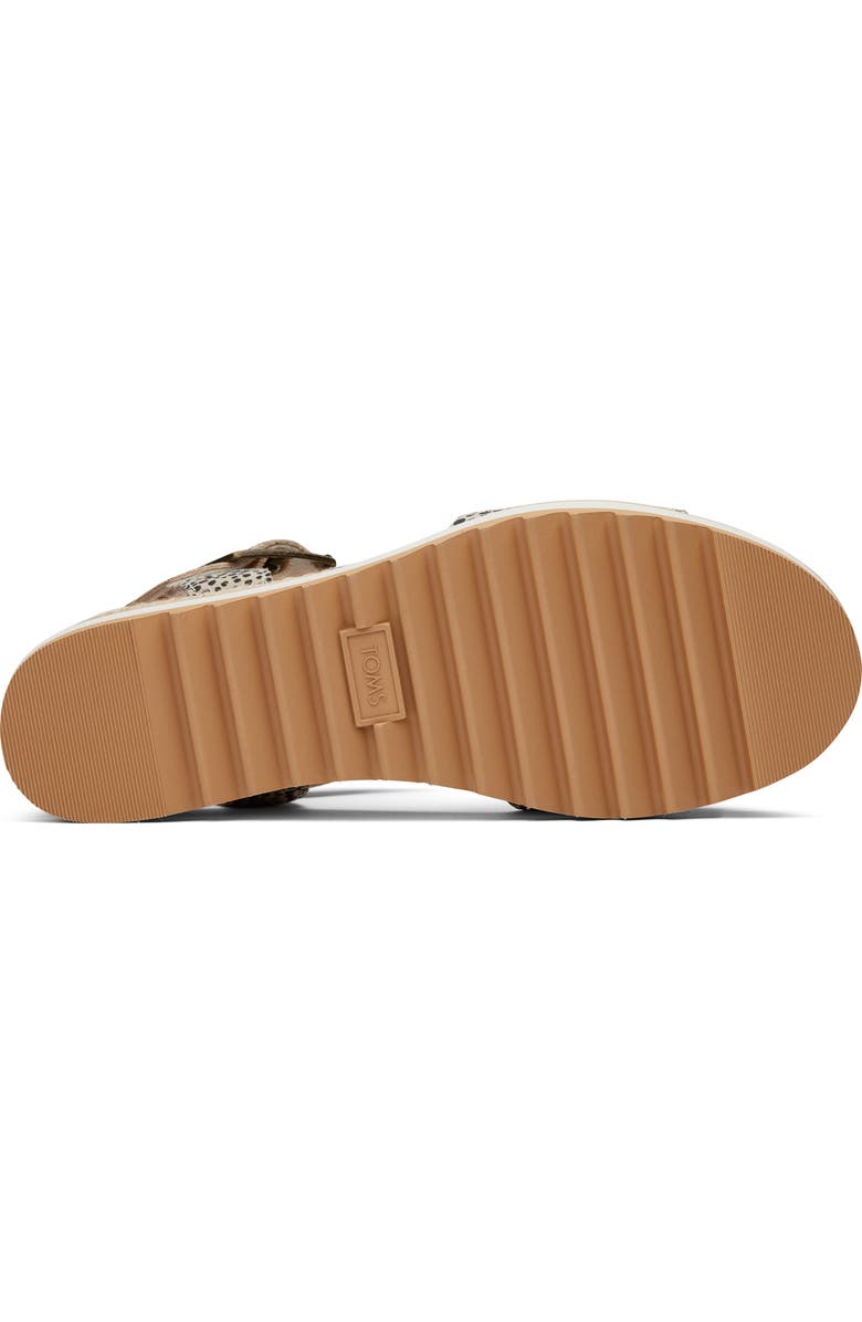 TOMS Diana Platform Wedge Sandal, Alternate, color, Brown